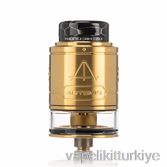 Vape Likit Thunderhead Kreasyonları Artemis V1.5 24mm Bf Rdta Altın
